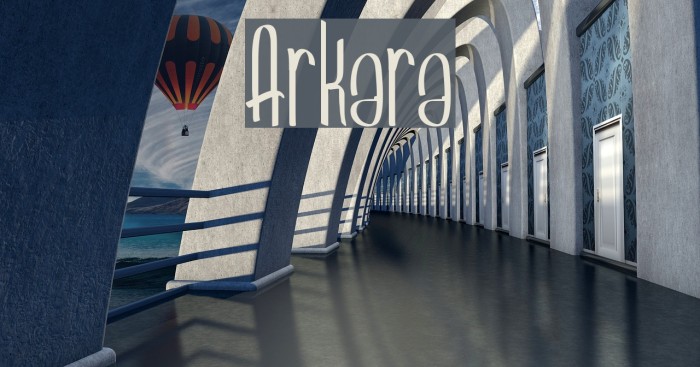 Arkara Font examples