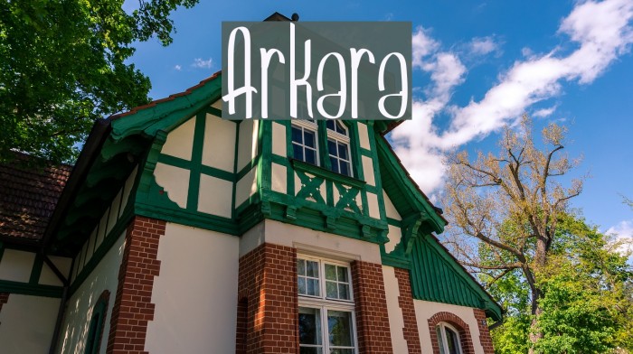 Arkara Font examples