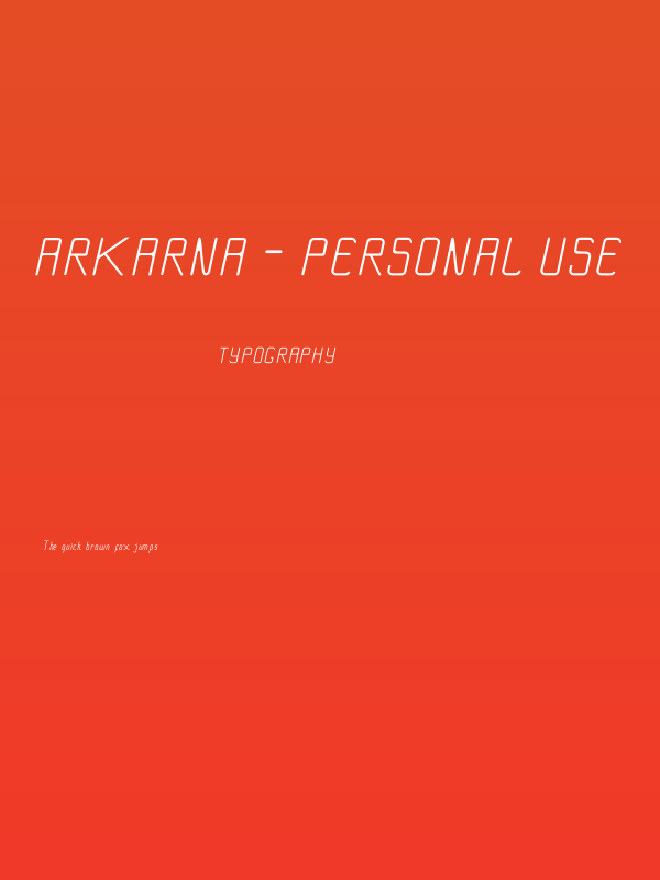 Arkarna - Personal Use Poster