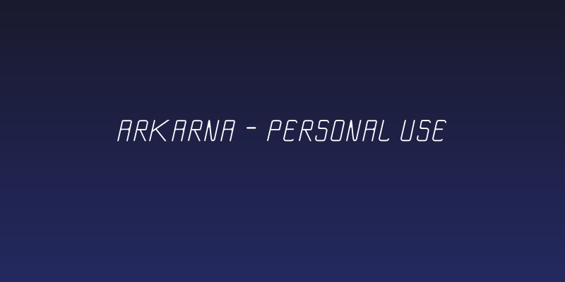 Arkarna - Personal Use Social Header