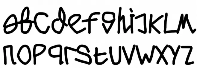 Arkarna Font LOWERCASE