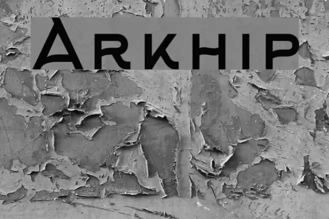 Arkhip Font examples