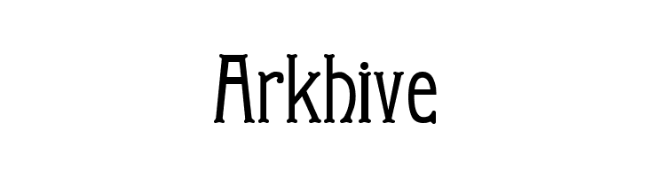 Arkhive  font caratteri gratis