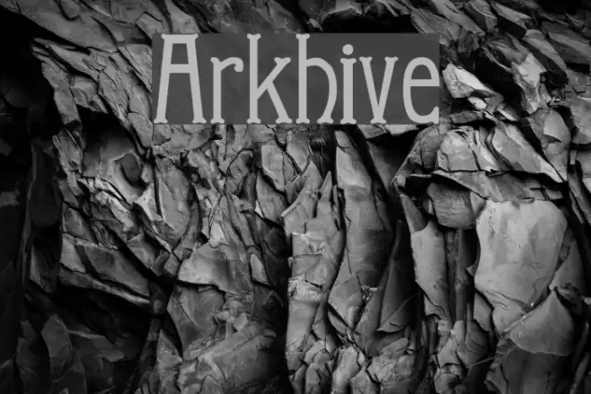 Arkhive Font examples