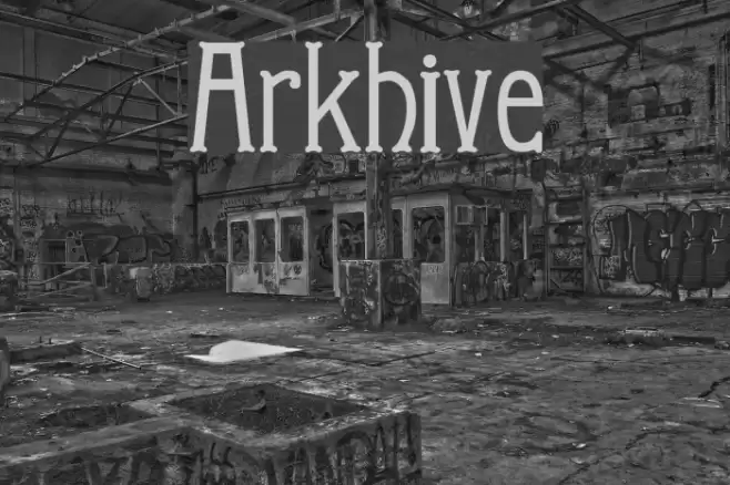 Arkhive Font examples