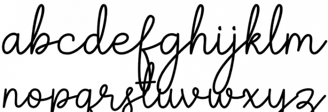 Arkina خط أحرف صغيرة