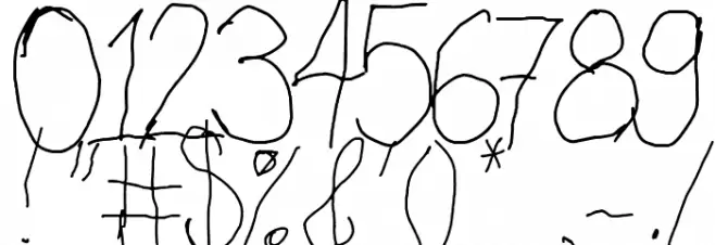 Arkinthor Hands Alternates Light Font OTHER CHARS