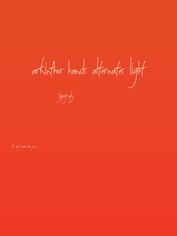 Arkinthor Hands Alternates Light Poster