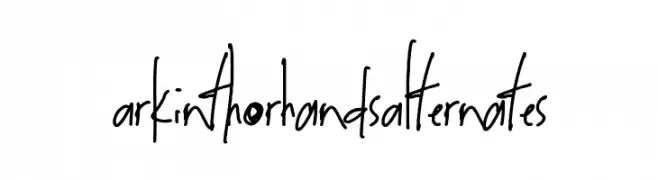 Arkinthor Hands Alternates  baixar fontes gratis