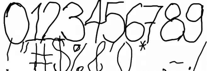 Arkinthor Hands Alternates Font OTHER CHARS