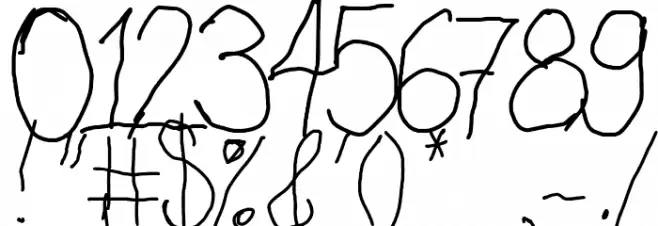 Arkinthor Hands Capitals Font OTHER CHARS