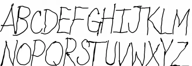 Arkinthor Hands Capitals Schriftart Groß