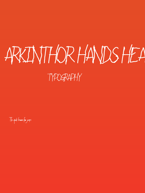 Arkinthor Hands Heavy Poster