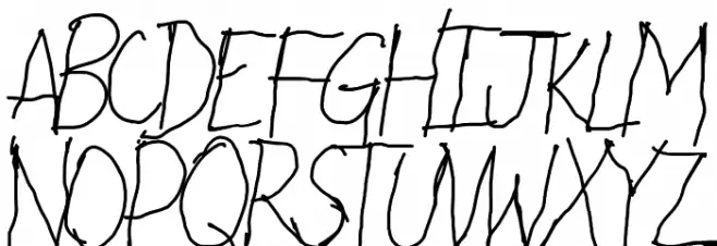 Arkinthor Hands Schriftart Groß