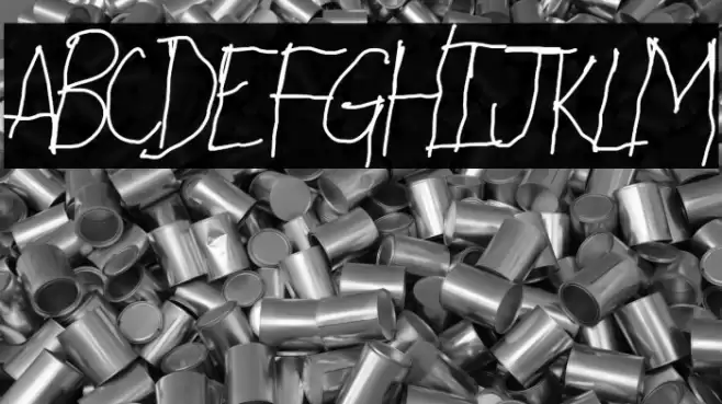 Arkinthor Hands Font examples