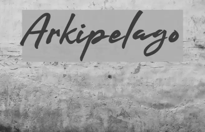 Arkipelago Font examples