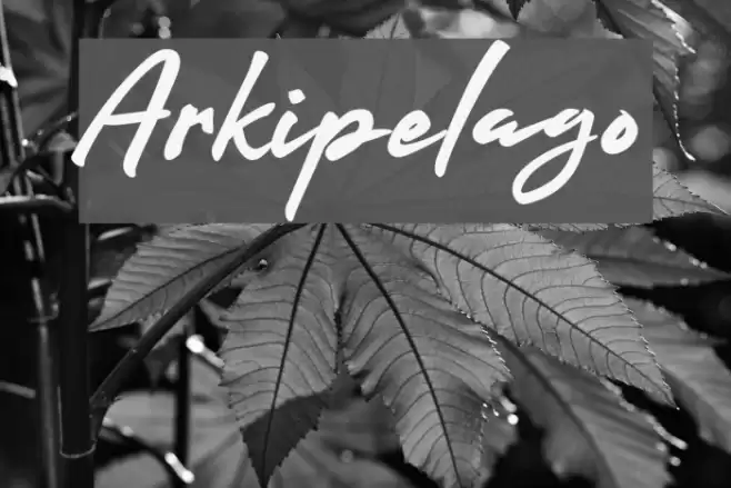 Arkipelago Font examples