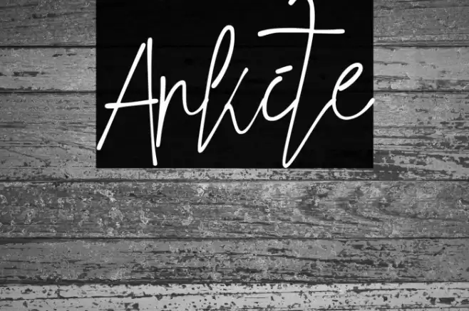 Arkite Font examples