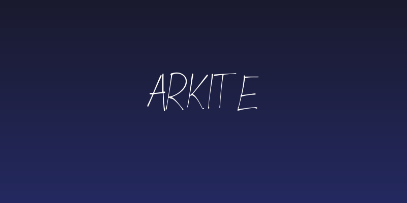 Arkite Social Header