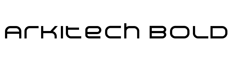 Arkitech Bold Font