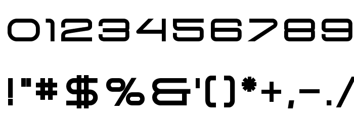 Arkitech Bold Font OTHER CHARS