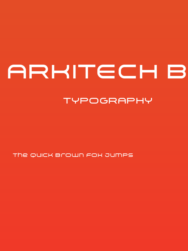 Arkitech Bold Poster