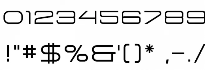 Arkitech Light Font OTHER CHARS