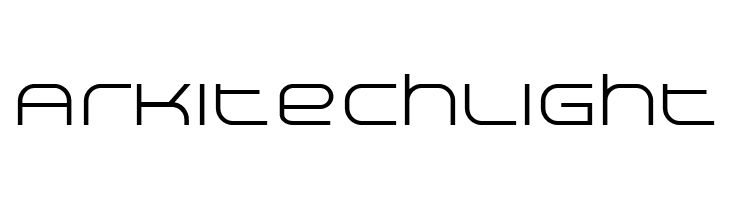 Arkitech Light  font caratteri gratis