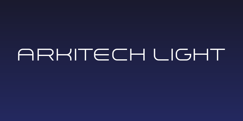 Arkitech Light Social Header