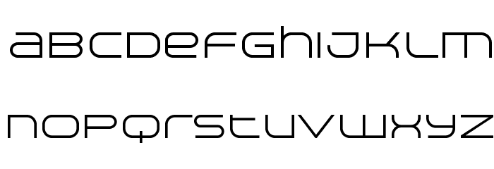 Arkitech Light Font LOWERCASE