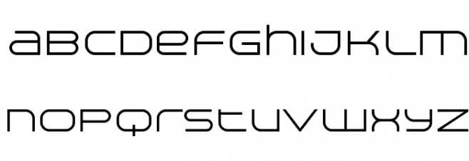 Arkitech Light Font LOWERCASE