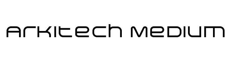 Arkitech Medium Font