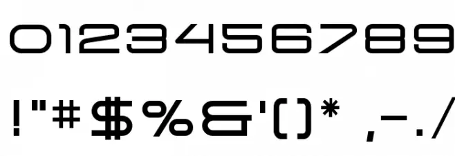Arkitech Medium Font OTHER CHARS
