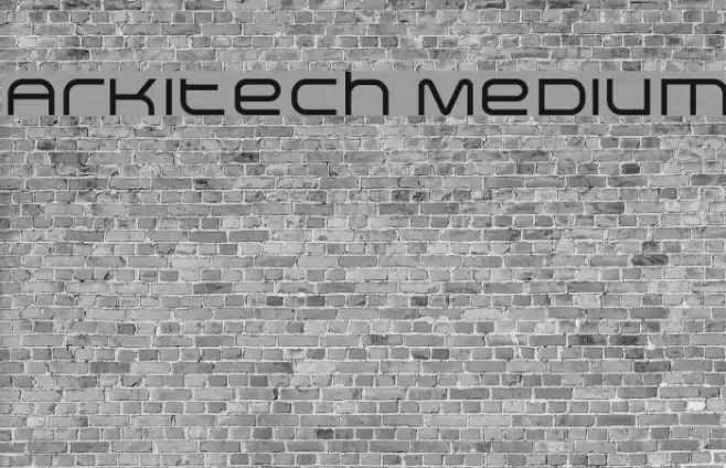 Arkitech Medium Font examples