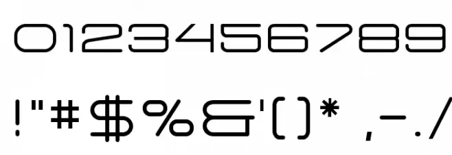 Arkitech Round Light Font OTHER CHARS