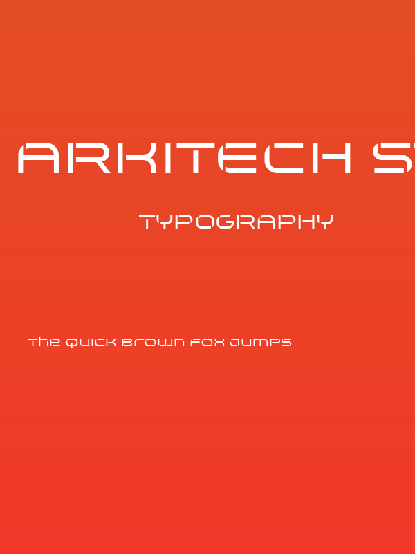 Arkitech Stencil Medium Poster