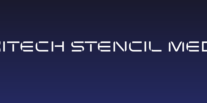 Arkitech Stencil Medium Social Header