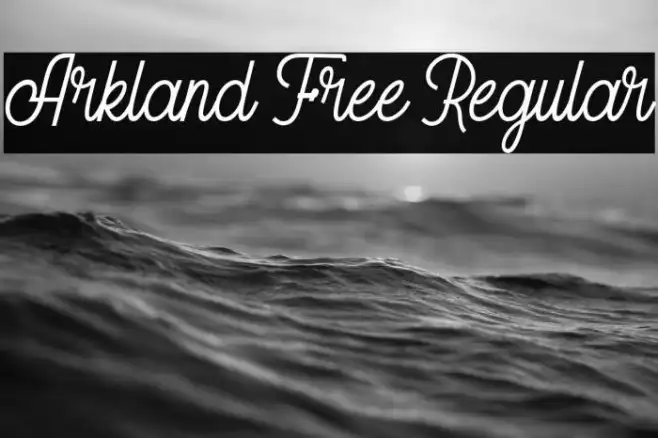 Arkland Free Regular Example 1