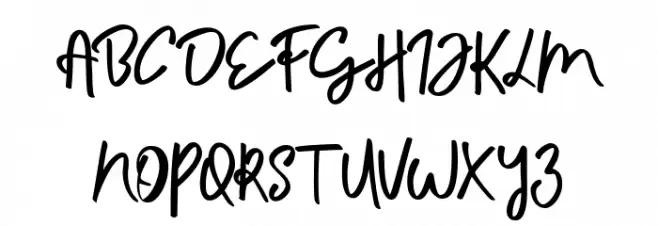 Arkley フォント 大文字