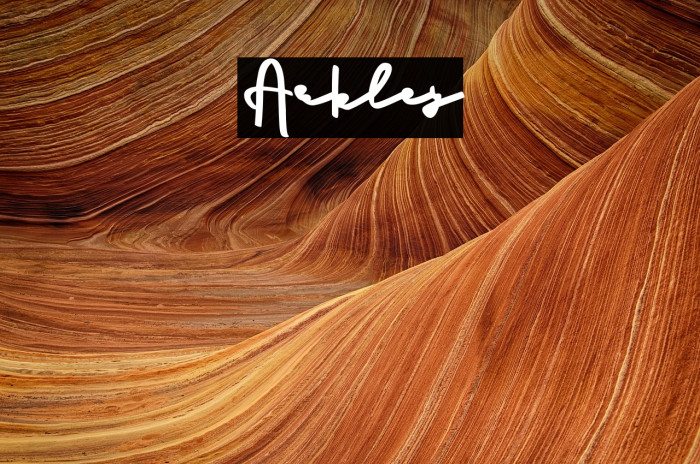 Arkley Caratteri examples