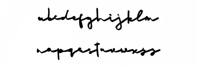 Arkley フォント 小文字