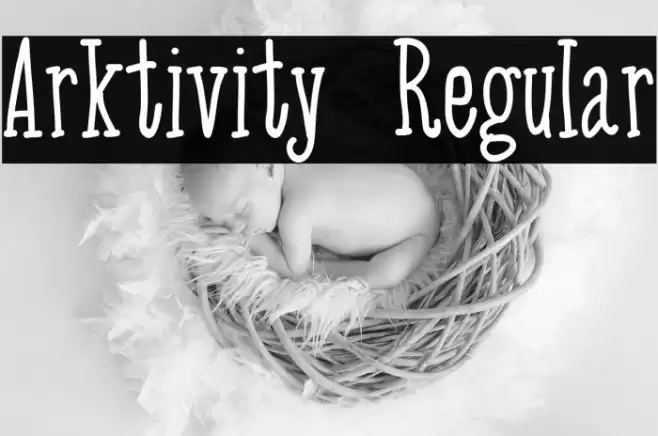 Arktivity Regular Font examples