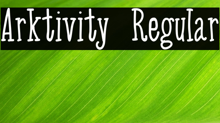 Arktivity Regular Example 2