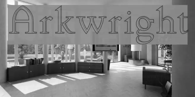 Arkwright Font examples