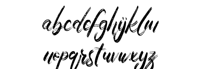 Arlaya FREE Font LOWERCASE