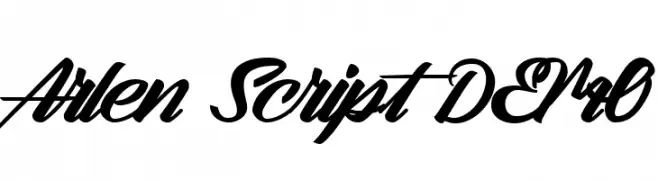 Arlen Script DEMO  baixar fontes gratis
