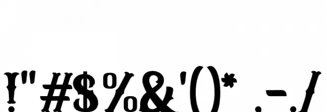 ArlingtonDEMO Font OTHER CHARS