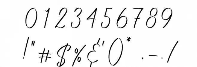 Arlista Font OTHER CHARS