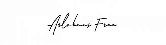 Arlobuns Free  Frei Schriftart Herunterladen