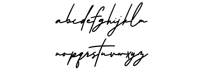 Arlobuns Free Font LOWERCASE